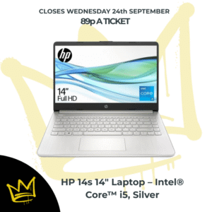 HP 14″ Laptop – Intel® Core™ i5, 256 GB SSD, Silver