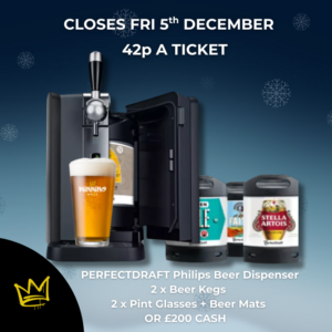 PERFECTDRAFT Philips Beer Dispenser - BEER PACKAGE PRIZE or £200 CASH