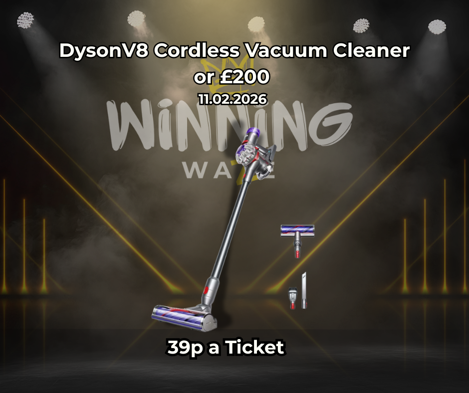 DysonV8 Cordless Vacuum Cleaner or £200