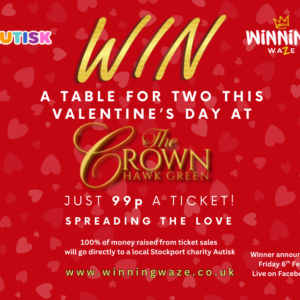 Valentine's Day Table For Two at The Crown - Hawk Green