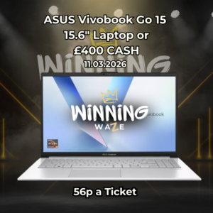 ASUS Vivobook Laptop or £400 CASH
