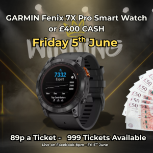 GARMIN Fenix 7X Pro Smart Watch or £400 CASH