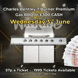 Charles Bentley 7 Burner Premium Gas BBQ or £300 CASH