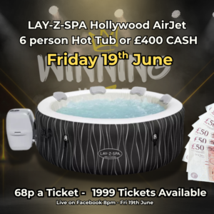 LAY-Z-SPA Hollywood AirJet - 6 person Hot Tub or £400 CASH