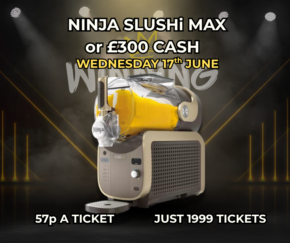 NINJA SLUSHi MAX Frozen Drink Maker or £300 CASH