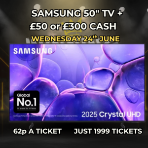 Samsung 50" TV + £50 CASH or £300 CASH