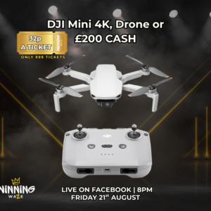 DJI Mini 4K, Drone or £200 CASH