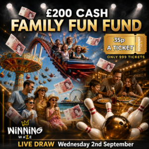 Family Fun Fund £200 CASH