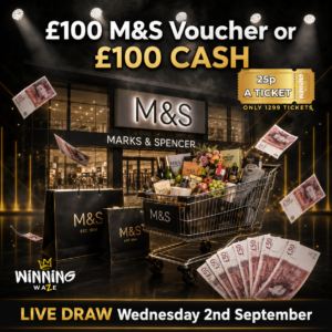 M&S £100 Voucher or £100 CASH